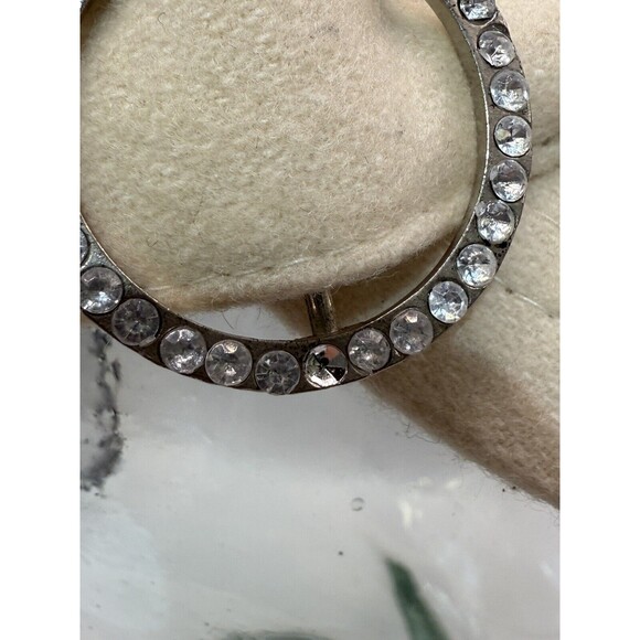 Vintage 1960s Cream Style Peaked Hat Cap Rhinestone Pin Detail - Picture 4 of 7